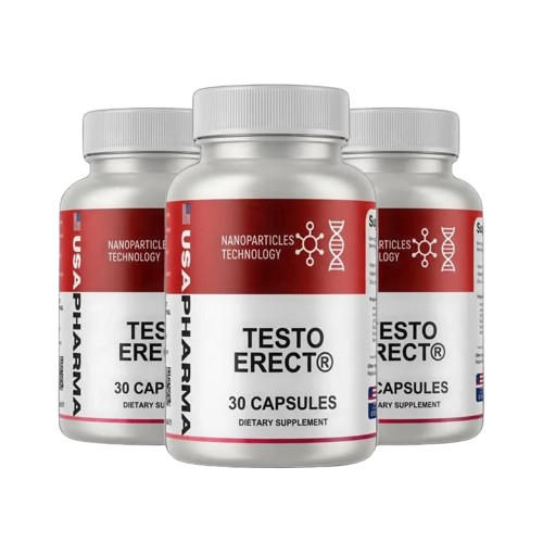 TestoErect Male Supplement Bottle